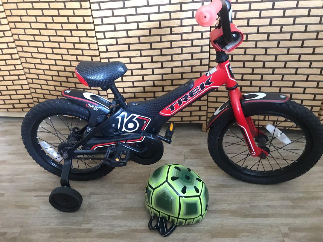 Trek Jet Series Sixteen with free helmet Sports Equipment Bicycles Parts Bicycles on Carousell