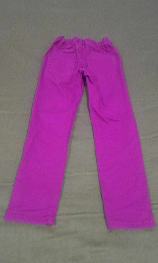 bright purple jeans