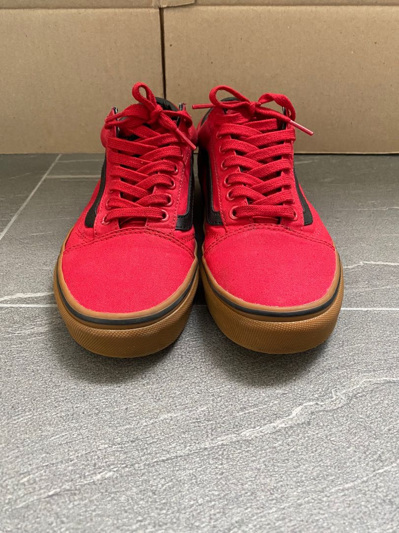 red vans old skool gum sole