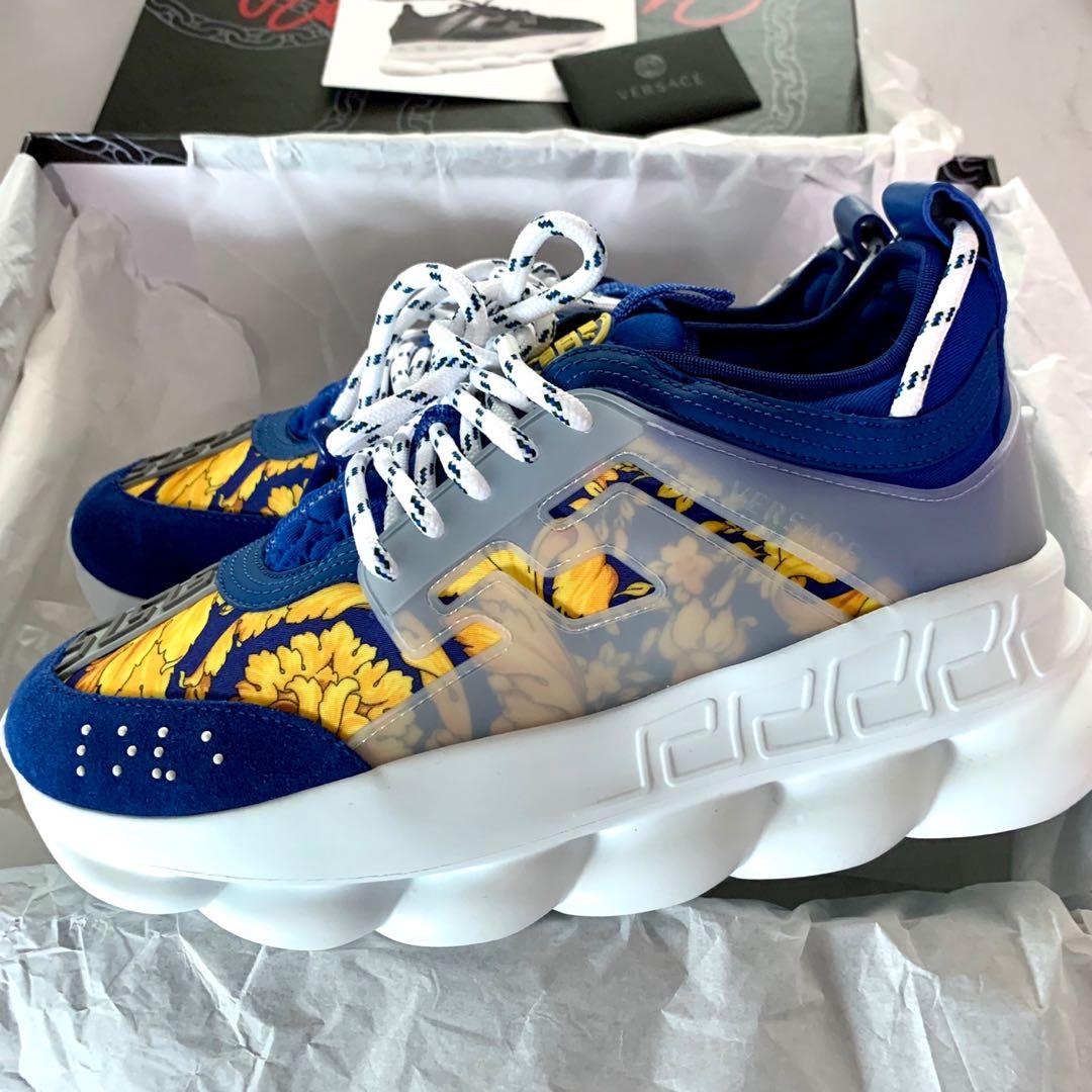 VERSACE CHAIN REACTION ( 100% AUTHENTIC), Men's Fashion, Footwear, Sneakers  on Carousell