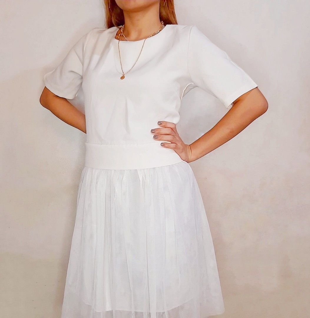 white dress tutu