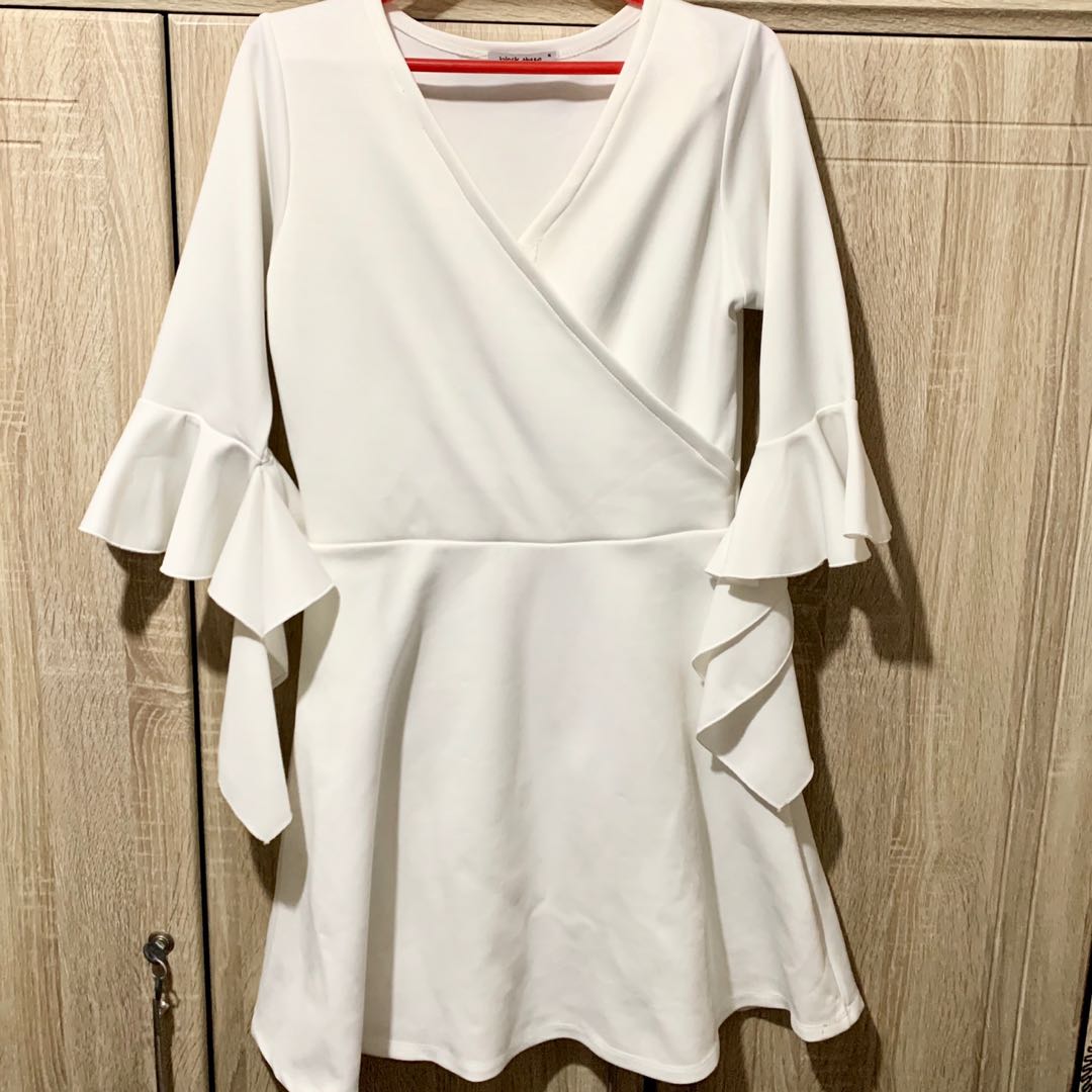 white semi formal attire