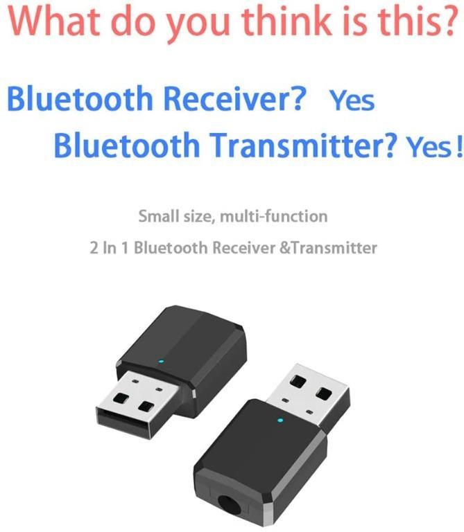 Wireless Bluetooth Audio Adapter Zf 169 2 In 1 Usb Portable Tv Pc Receiver Transmitter Black Electronics Others On Carousell