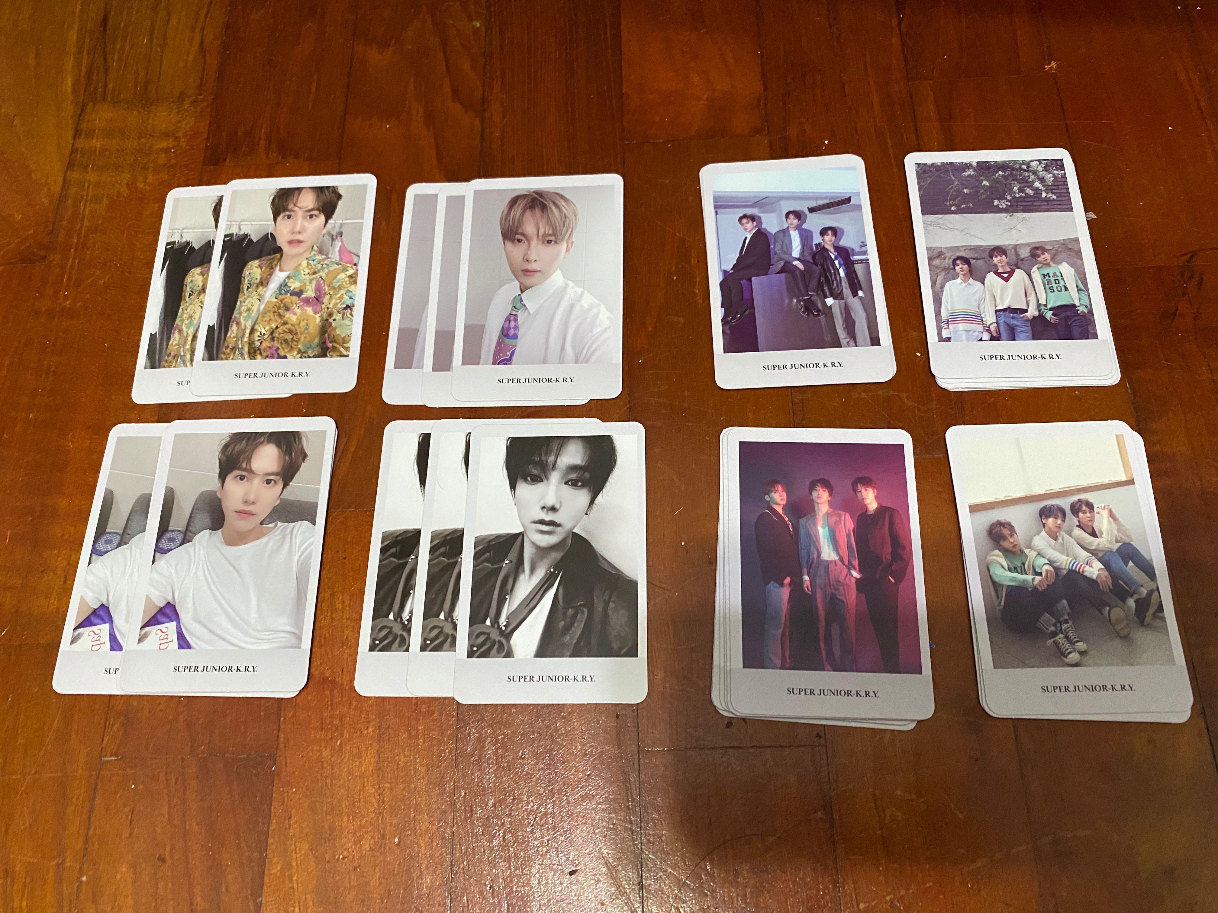 Wts Super Junior Kry Photocard Pc Kyuhyun Ryeowook Yesung Entertainment K Wave On Carousell