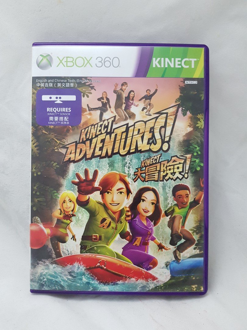 FREE FOR DONATION Xbox 360 Kinect Games Adventures, Video Gaming, Video
