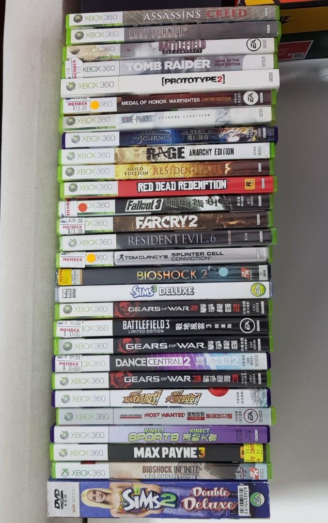 FREE FOR DONATION Xbox 360 Kinect Games Adventures, Video Gaming, Video