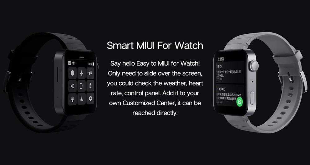 Xiaomi smart mi watch gps new arrivals nfc wifi esim