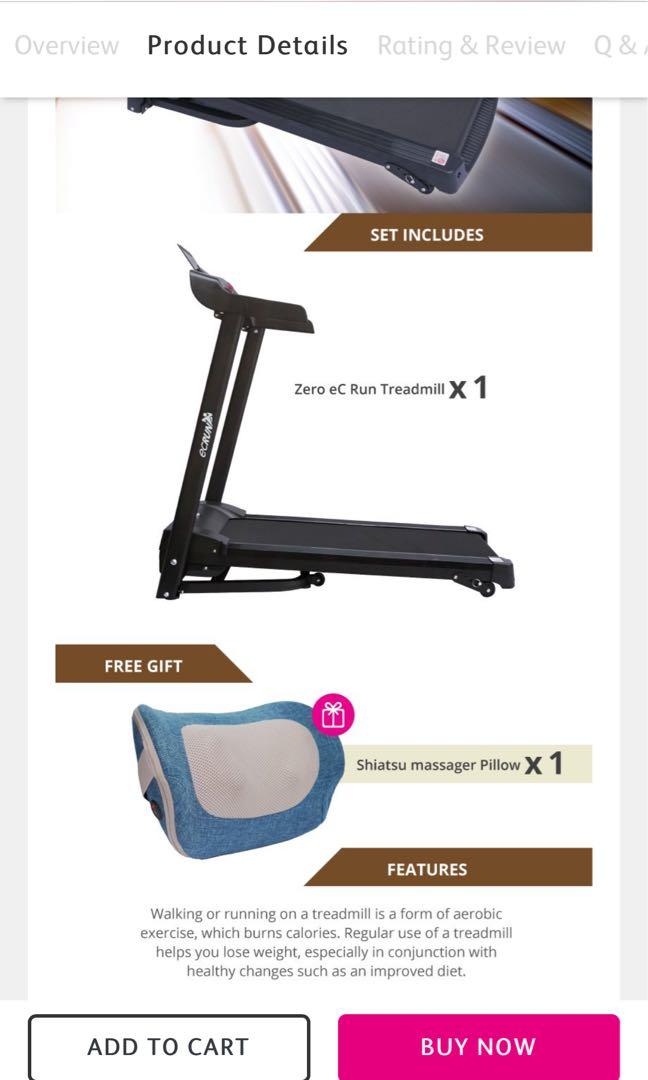 Zero ec run treadmill price shop