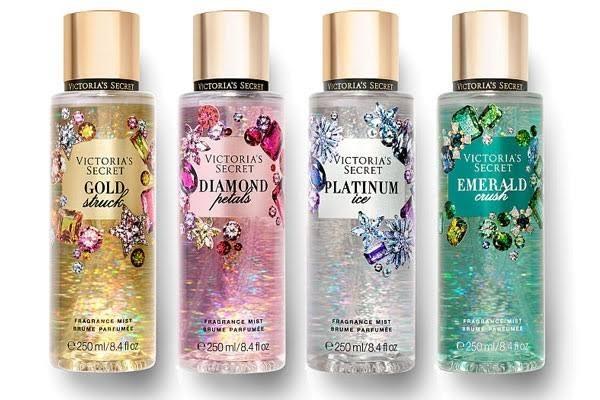 Victoria Secret Body Mist Gold Struck 2024 favors