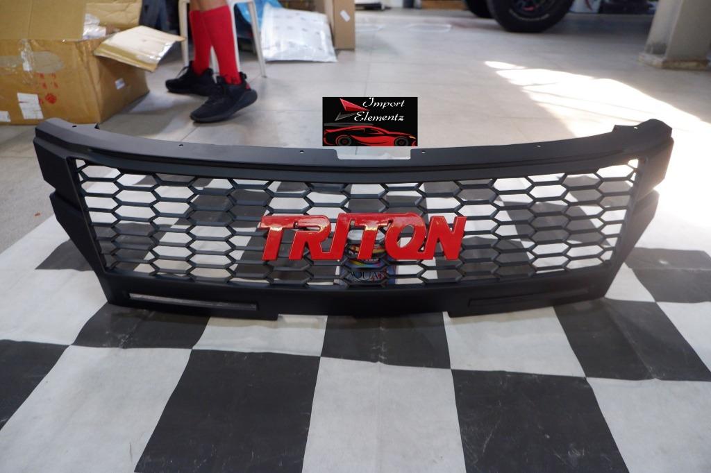 2019 to 2022 Mitsubishi Strada Triton Honeycomb Mesh Front Grill, Car ...