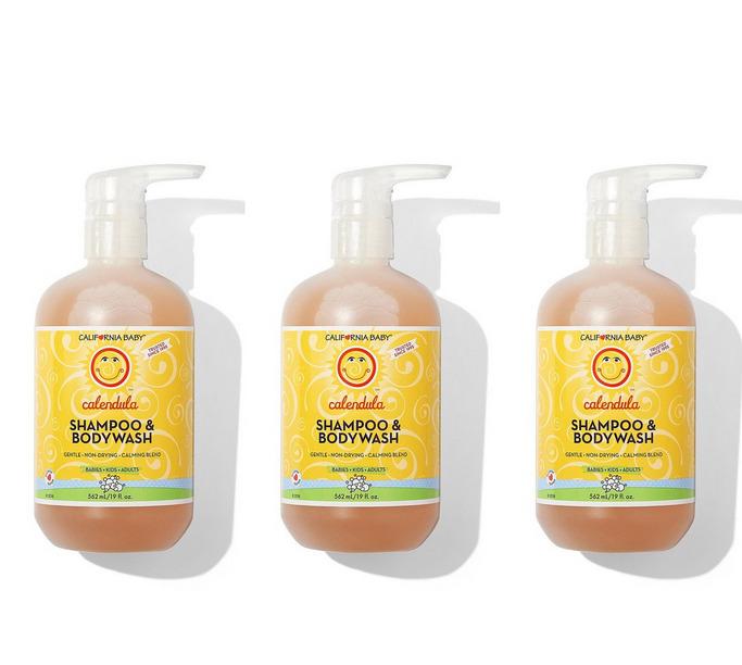 3 pack California Baby Shampoo Bodywash 19oz Babies Kids