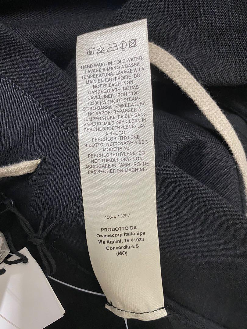 原價 6700 全新rick Owens Hoodie Zip Up Sweatshirt Sz Xs New 男裝 男裝衫 外套 Carousell