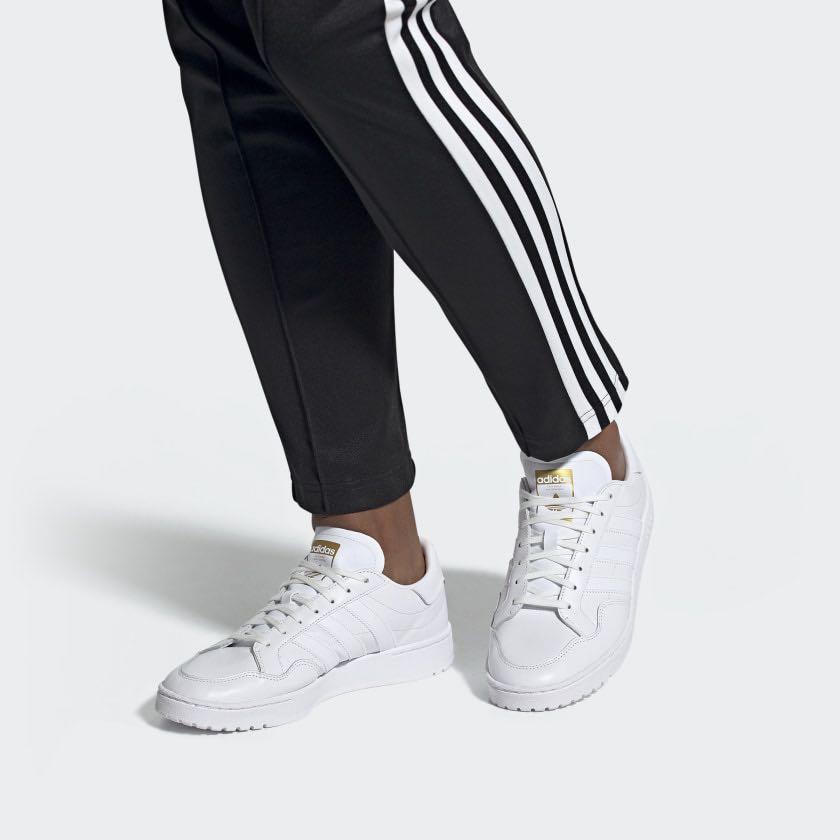 adidas team court gold