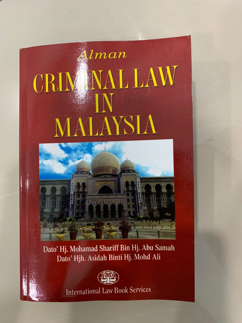 Alman Criminal Law In Malaysia Textbooks On Carousell