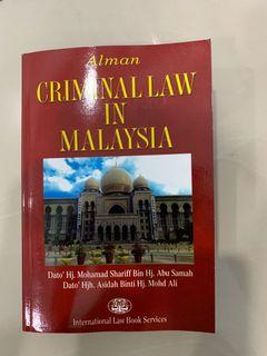 Criminal Law Textbooks Carousell Malaysia