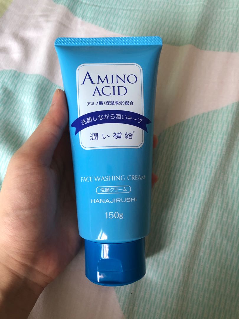Hanajirushi Amino Acid Face washing cream/cleanser , Beauty & Personal
