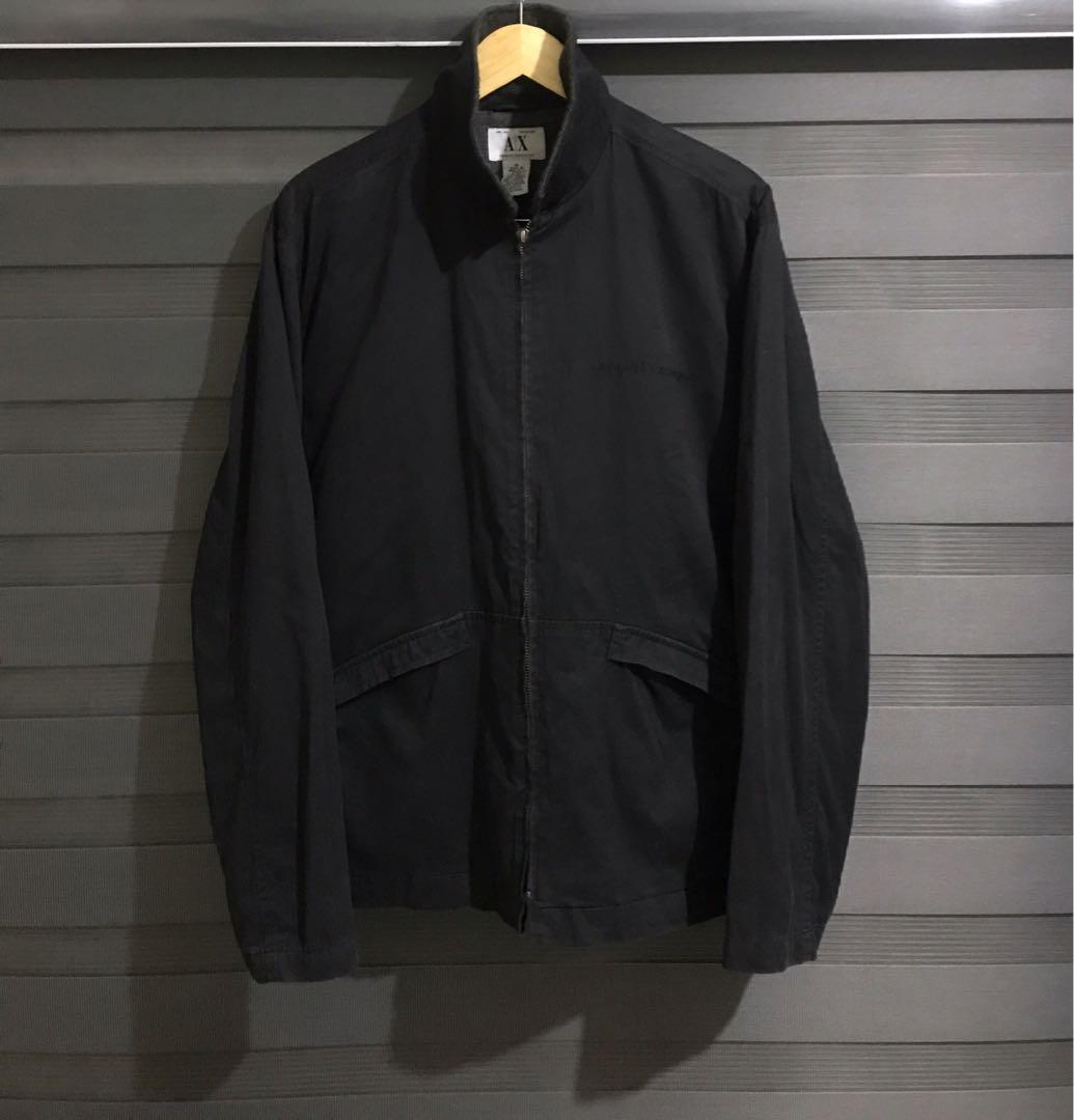 armani exchange jacket white