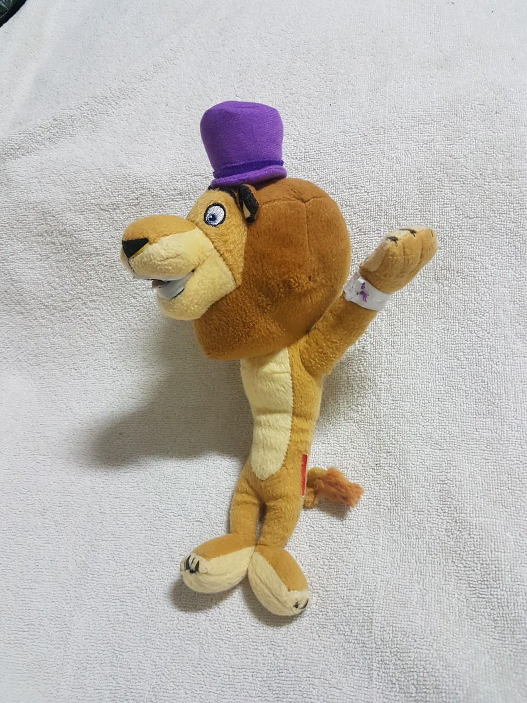 Authentic DreamWorks Madagascar Alex the Lion Plush Soft Toy, Hobbies ...