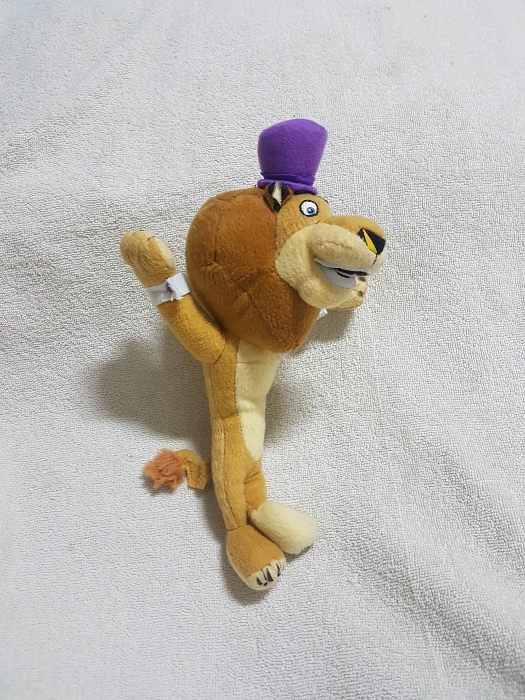 Authentic DreamWorks Madagascar Alex the Lion Plush Soft Toy, Hobbies ...