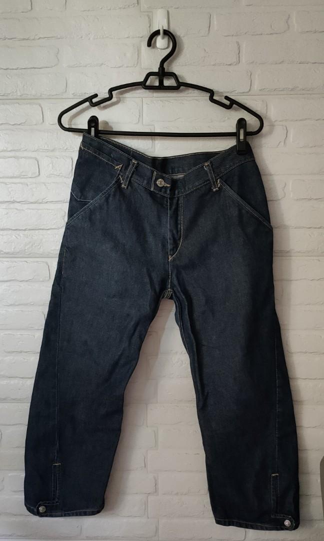 VINTAGE UNISEX 3/4 JEANS DENIM SIZE 