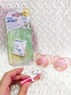 Avent Soother Clip with FREE New Avent PACIFIER