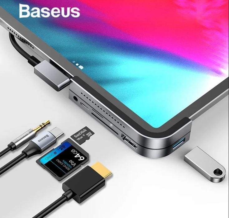 Baesus 6 In 1 Usb C Hub For Ipad Pro Mobile Phones Tablets Mobile Tablet Accessories Mobile Accessories On Carousell