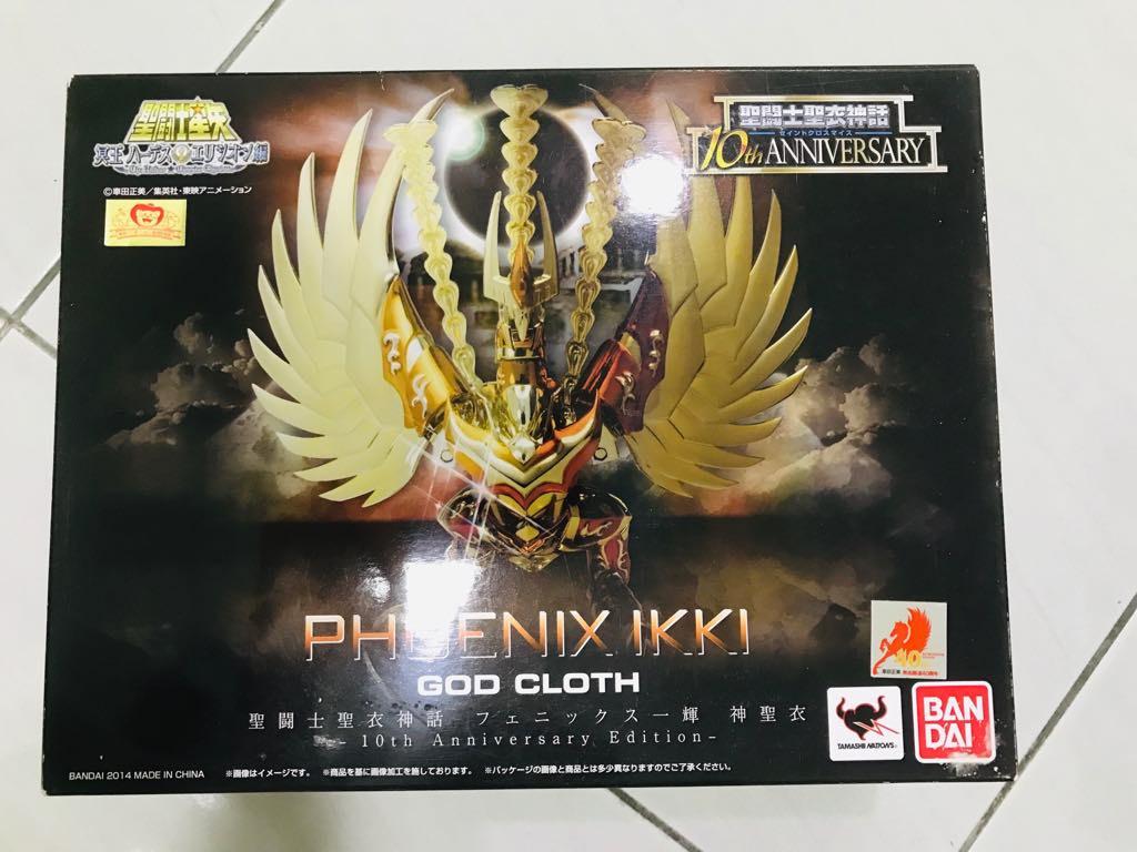Bandai Saint Seiya Saint Cloth Myth Phoenix Ikki God Cloth 10th