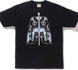 BAPE hologram tiger tee