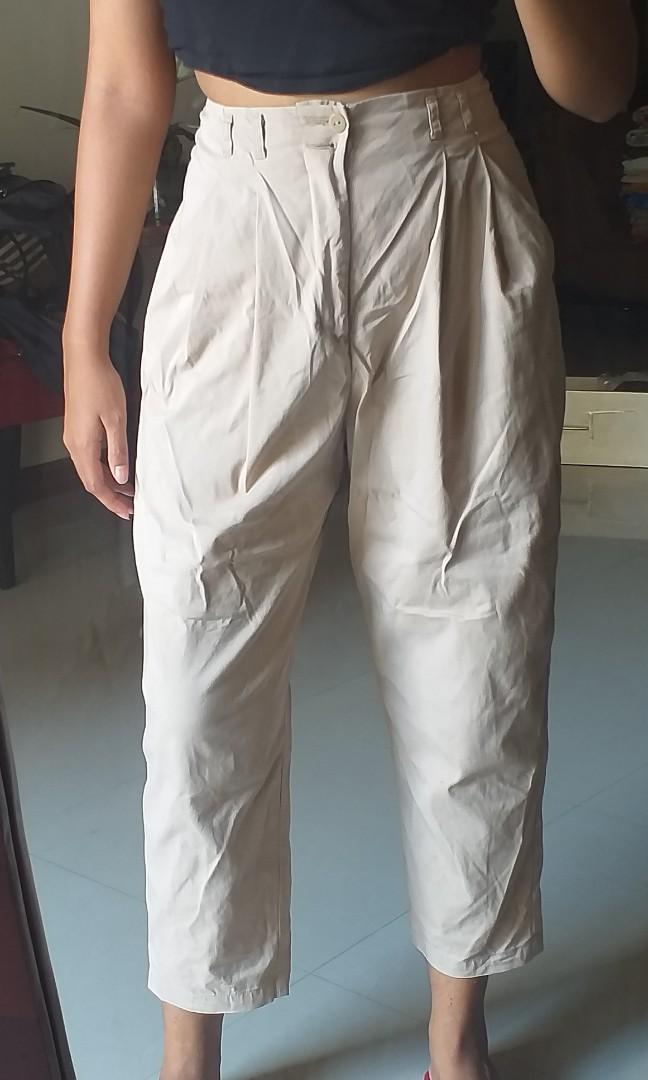 beige womens cargo pants