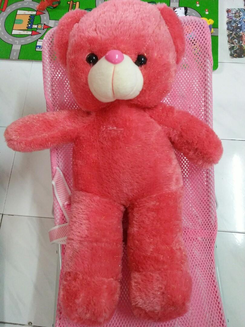 teddy bear big pink