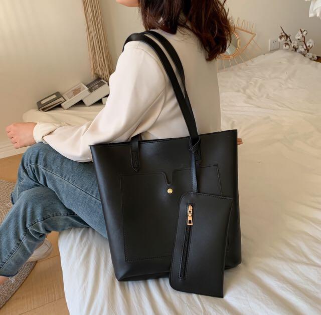 black tote bags for school