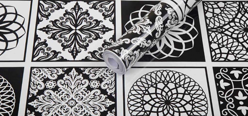 Black Peranakan Wallpaper Wall Sticker Home Decor Furniture Home