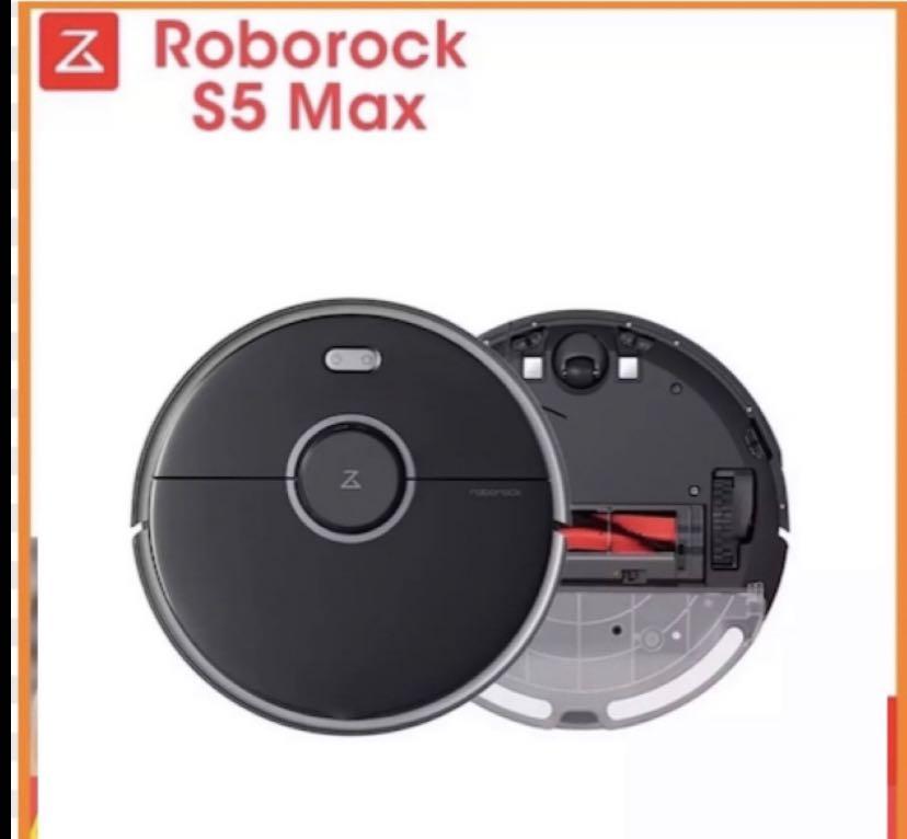 Bnib Xiaomi Roborock S5 Max Vacuum In Black Home Appliances Cleaning Laundry On Carousell