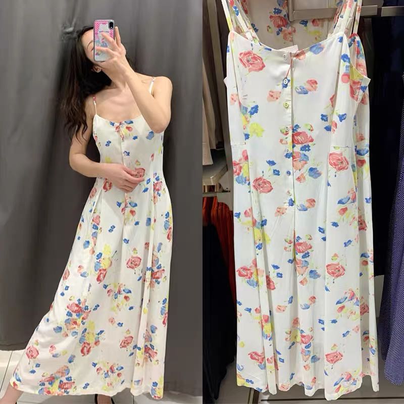 Ines floral tunic dress discount