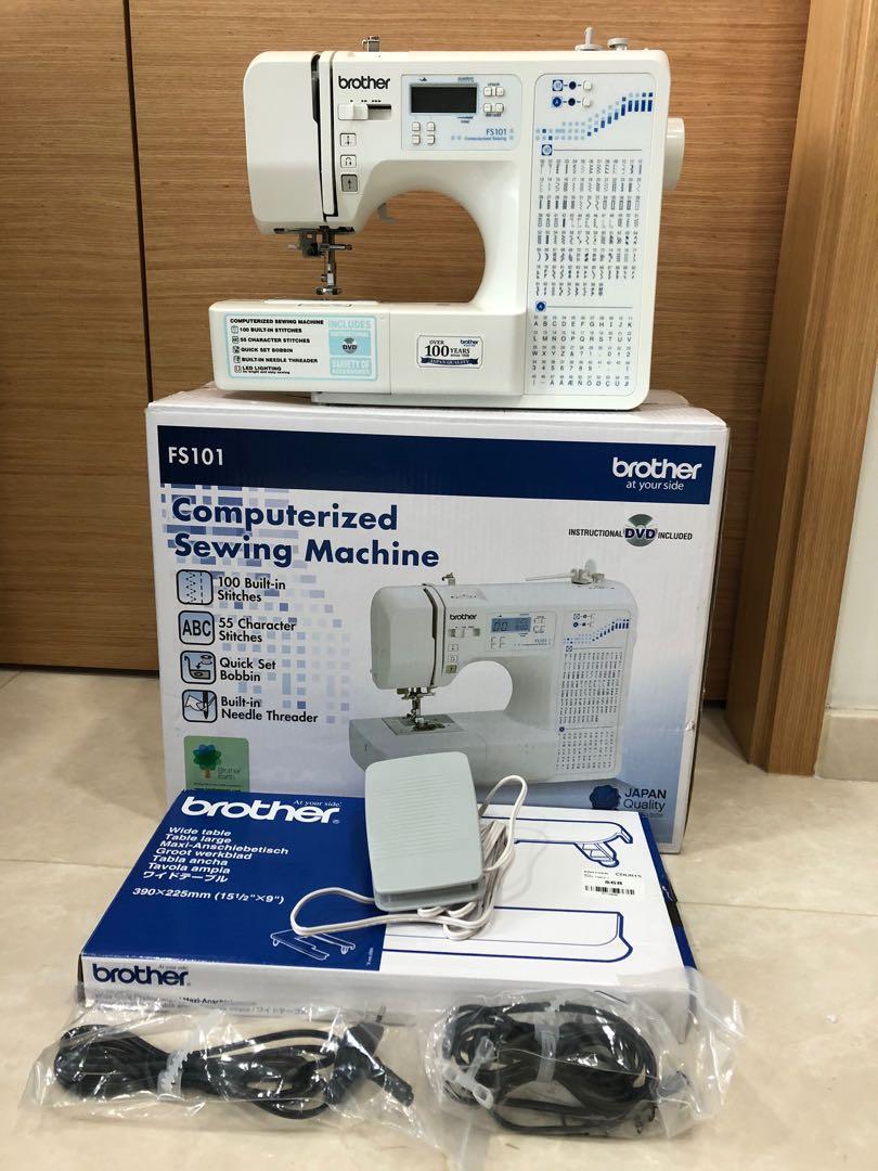 Brother Sewing Machine FS101 (incl. wide table), Hobbies & Toys