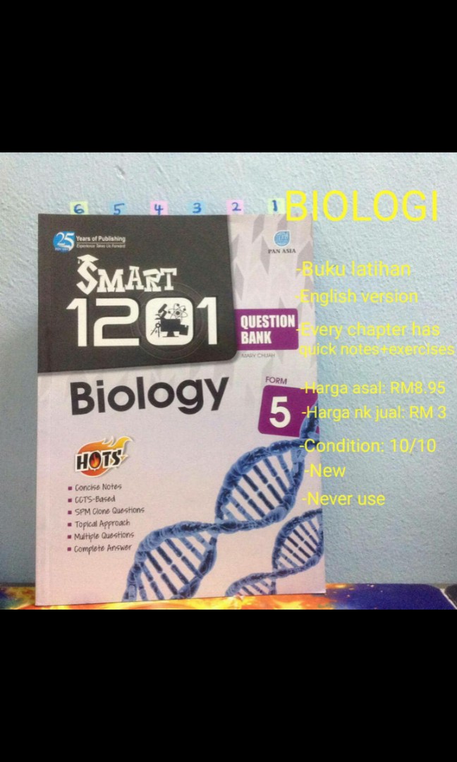 Buku Rujukan Biologi Tingkatan 5 English Version Books Stationery Books On Carousell