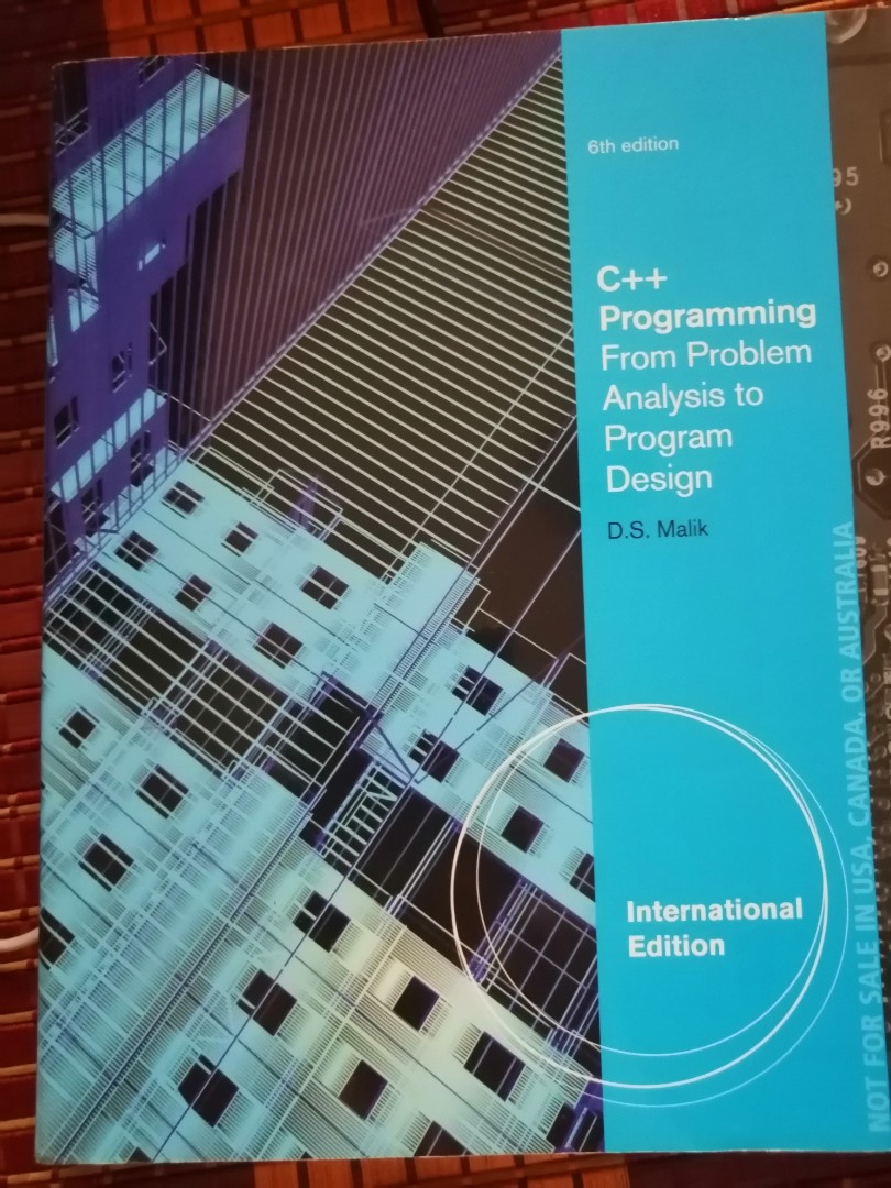 C++ programming DS Malik International Edition, Hobbies & Toys, Books ...
