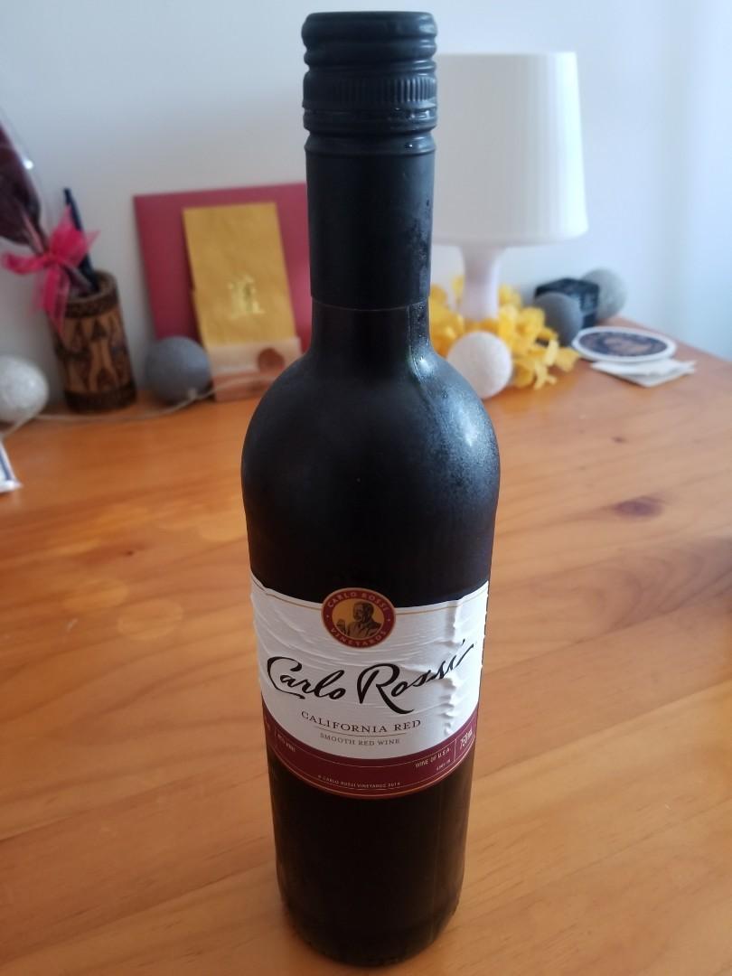 Carlo Rossi California Smooth Red Wine 75cl, Food & Drinks, Alcoholic