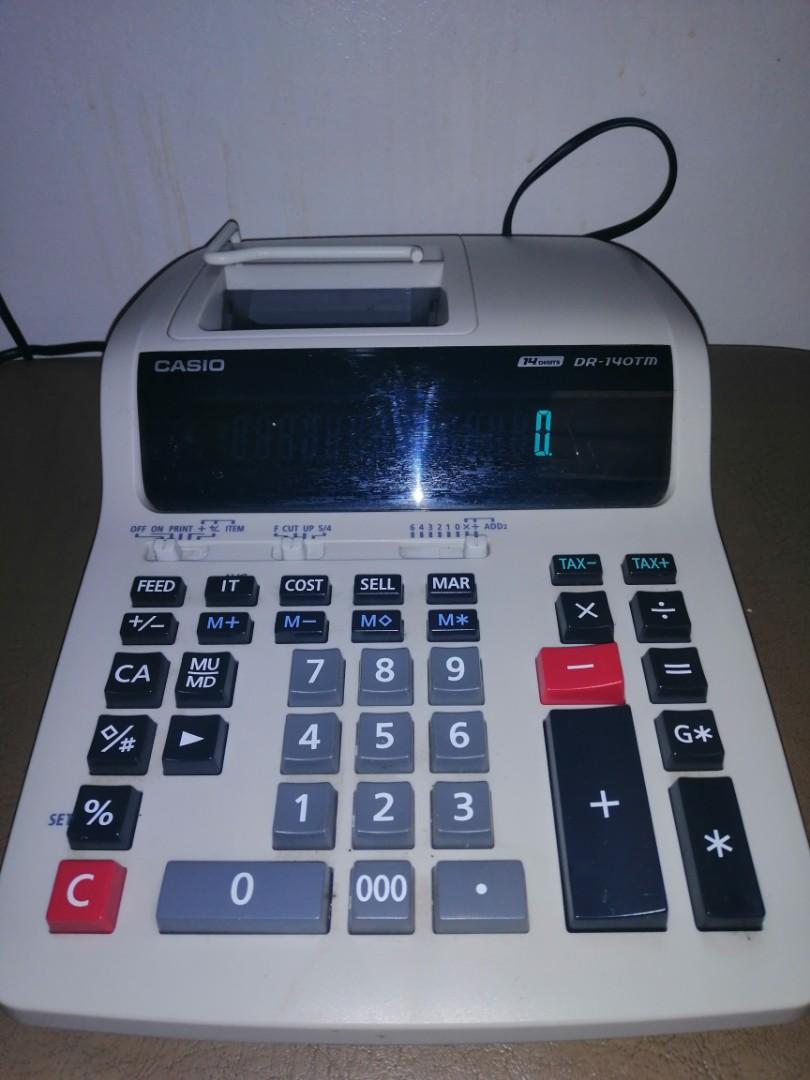 Electronic clearance calculator casio