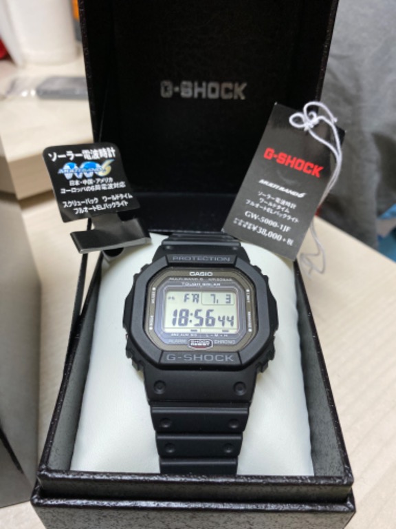 Casio G-Shock Gw-5000-1jf, 名牌, 手錶- Carousell