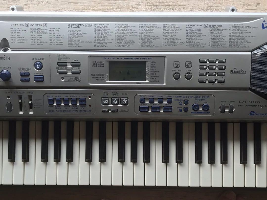 CASIO Keyboard LK90TV, Hobbies & Toys, Music & Media, Musical