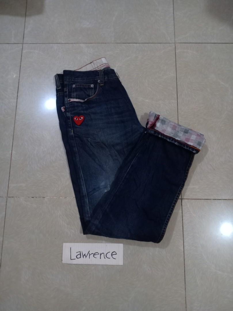 Cdg x Levis, Women's Fashion, Bottoms, Jeans on Carousell