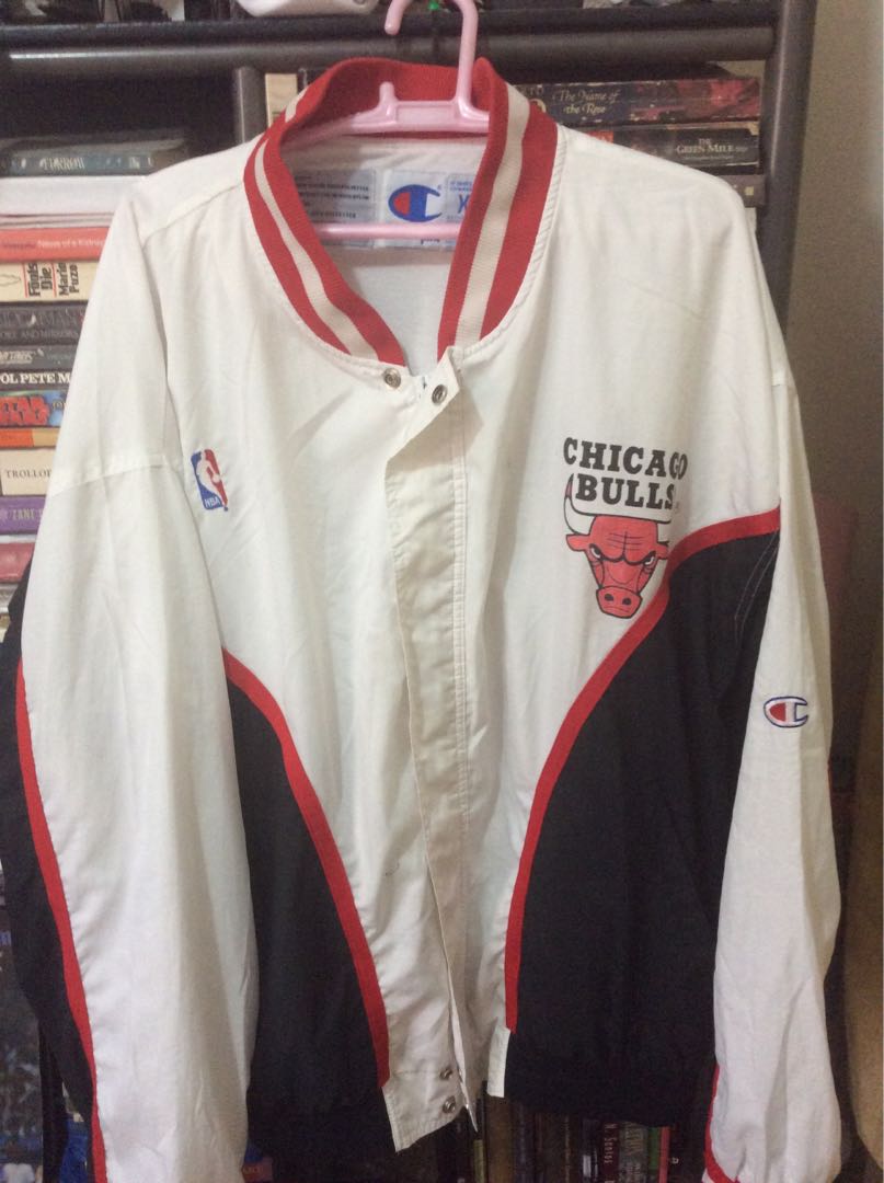 Chicago bulls vintage outlet warm up jacket