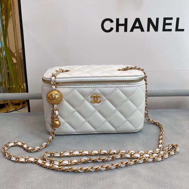 Silver Acrylic Handbag Rectangle Box Shape Bag • Stated Chic