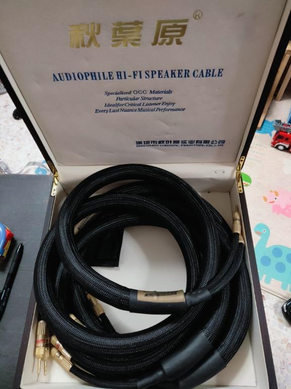 Choseal La 5101 Occ Audiophile Speaker Cables For Sale Electronics Audio On Carousell