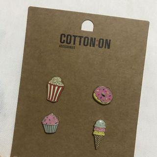 Cotton On Enamel Pins!! (set)