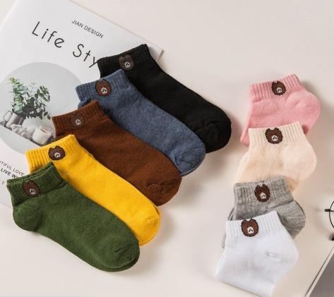Teddy bear socks outlet