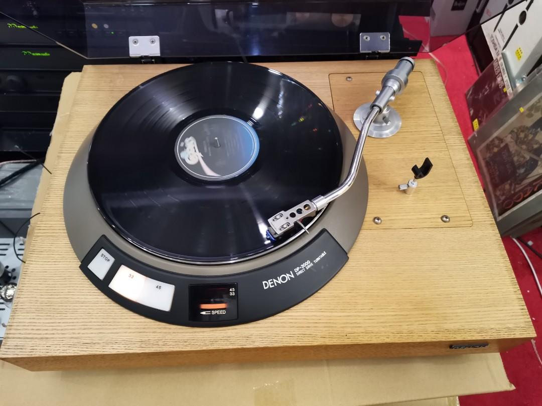 Denon DP-3000 + DA-305 + Shure M97xe turntable 黑膠唱盤, 音響器材
