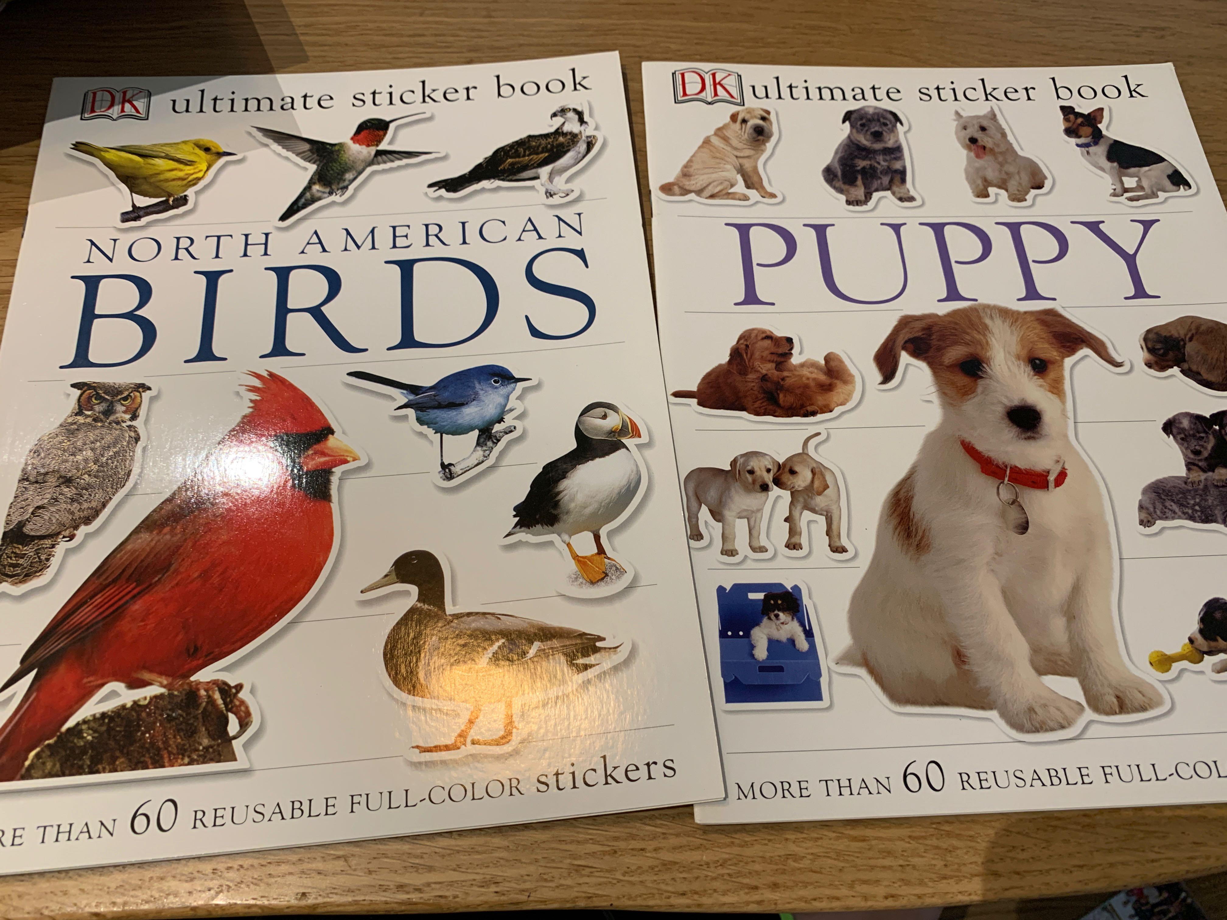 Ultimate Sticker Book: North American Birds: Over 60 Reusable Full-Color  Stickers - Fun Stuff Toys