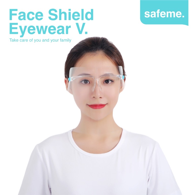 Face Shield Kacamata Artis Nagita Slavina Apd Pelindung Wajah Import Fesyen Wanita Aksesoris Di Carousell